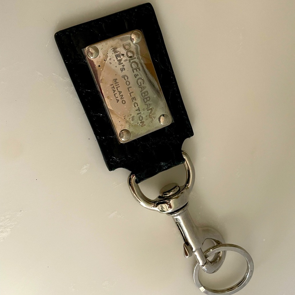 DOLCE & GABBANA MENS COLLECTION MILANO ITALIA LUGGAGE TAG